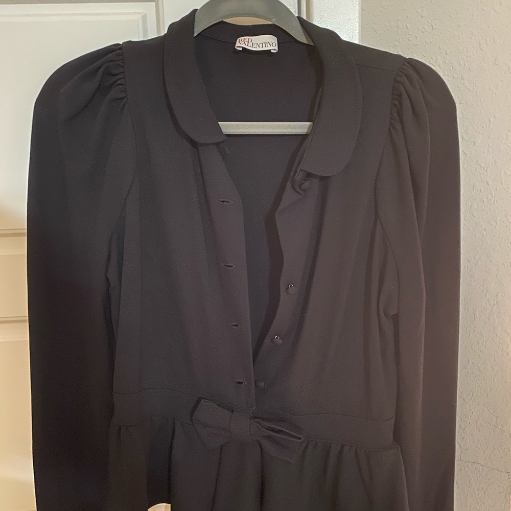 USED Red Valentino Button Up Peplum